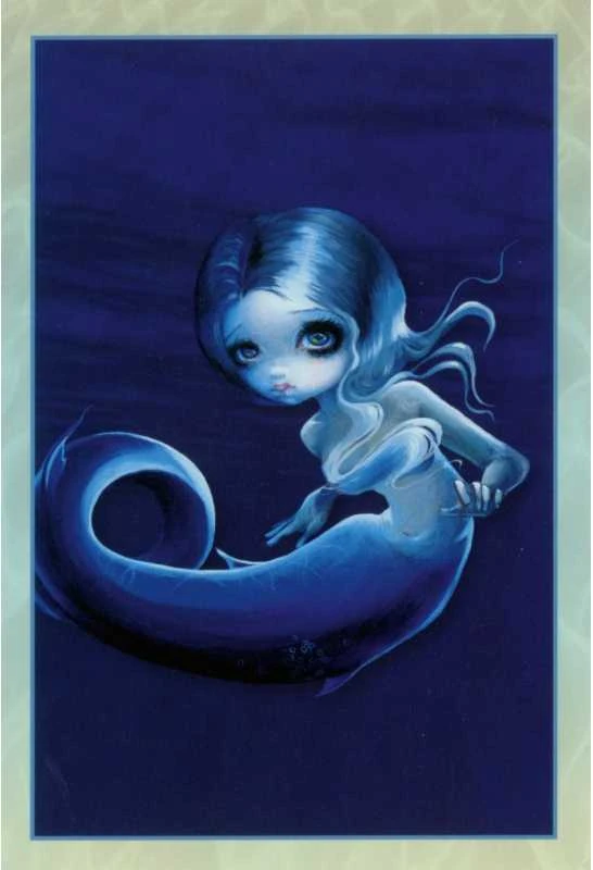 Blue Angel Mėlyna Angel Orakulo Kortos Myths And Mermaids Mėlyna Angel