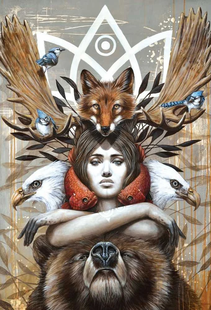 Blue Angel Mėlyna Angel Orakulo kortų rinkinys - Medicine Heart Orakulo Kišeninis Panda Leidimas 44 Kortos 56 Puslapių Gidas