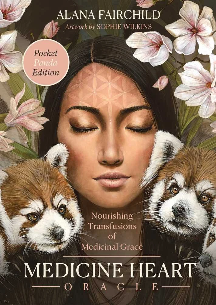 Blue Angel Mėlyna Angel Orakulo kortų rinkinys - Medicine Heart Orakulo Kišeninis Panda Leidimas 44 Kortos 56 Puslapių Gidas