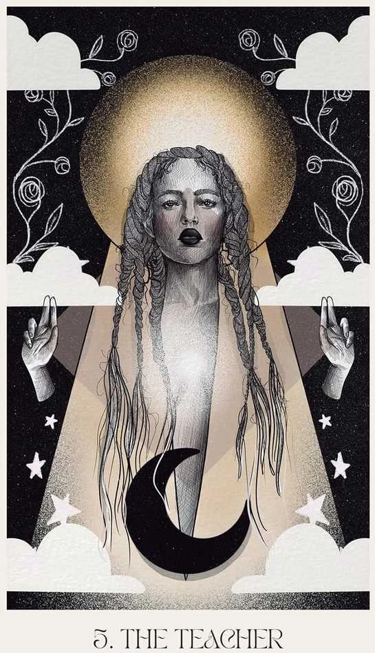 Blue Angel Mėlyna Angel Taro kortų rinkinys - Nova Witch Tarot 78 Kortos su Gidu