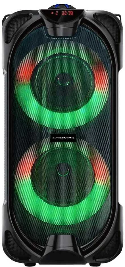 Bluetooth Garsiakalbis - Esperanza EP157 10W FM LED RGB Juodas