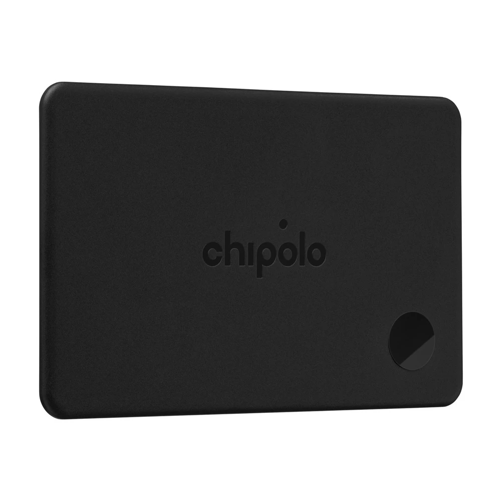 „Chipolo CARD“ – belaidis įkraunamas plonas „Bluetooth“ sekiklis, skirtas „iOS“ ir „Android“, anglies spalvos