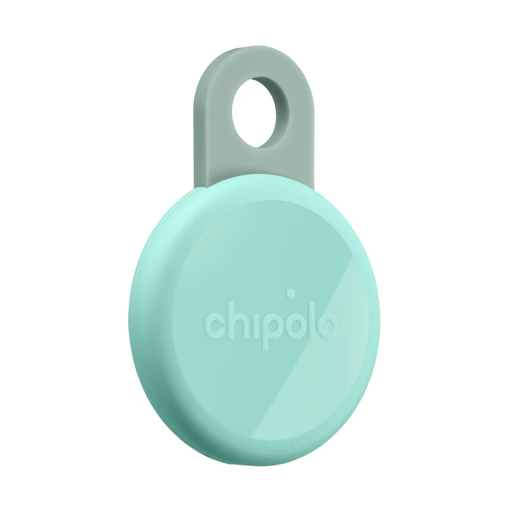 „Chipolo LOOP“ – įkraunamas „Bluetooth“ sekiklis su silikonine kilpa, skirtas „iOS“ ir „Android“, mėtų spalvos