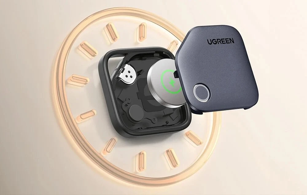 Bluetooth Sekiklis - UGREEN CM829 FineTrack 10m Nuotolis, 7 Dienų Istorija, 18 Mėnesių Baterijos Gyvavimo Laikas, Juoda