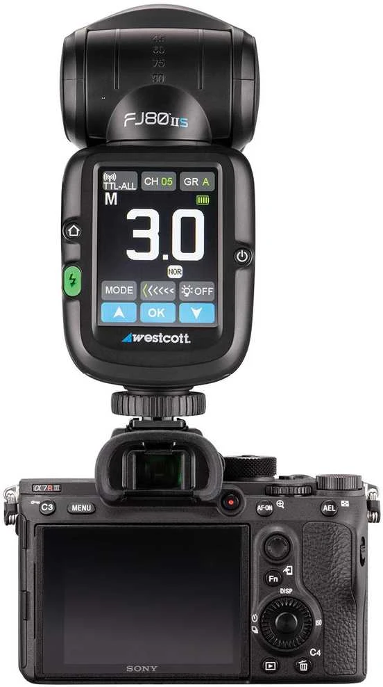 Blykstė - Westcott FJ80 V2 Kompaktiška blykstė Sony fotoaparatams, 2.4GHz belaidė