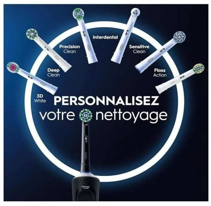 Braun Oral-B VITALITY PRO D103 Box Juodas Dantų šepetėlis