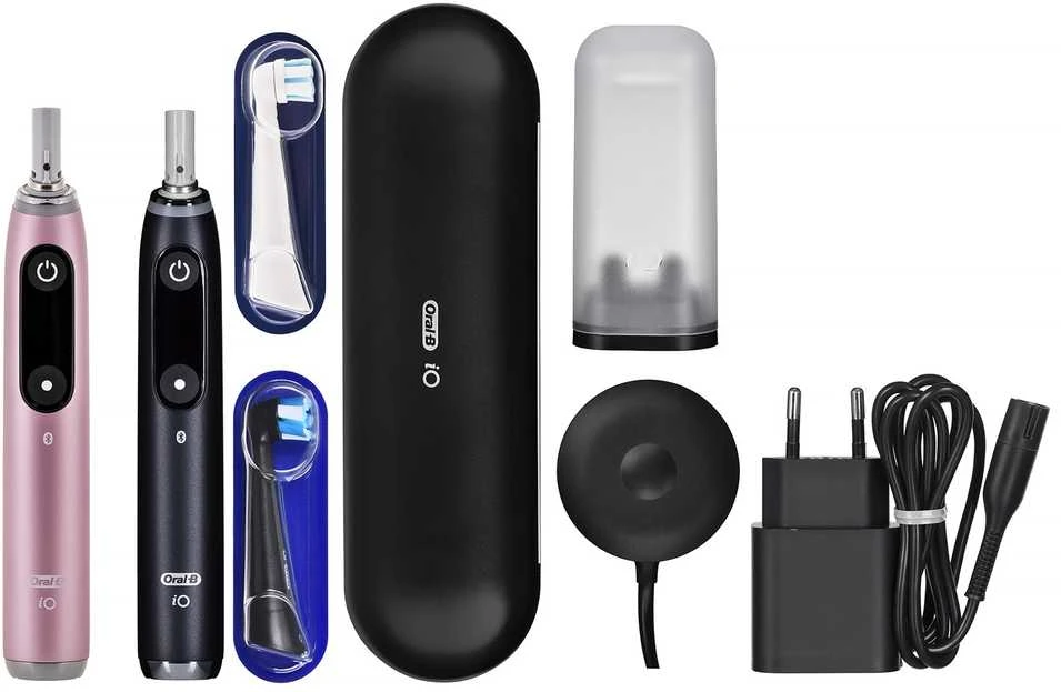 Dantų šepetėlis Braun Oral-B iO 9 Duo juoda/rožinė