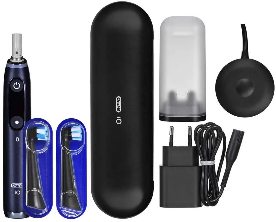 ORAL-B iO Series 9 Elektrinis dantų šepetėlis, juodos spalvos
