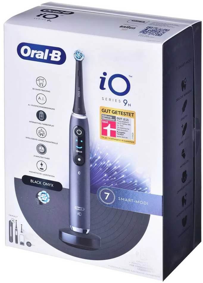 ORAL-B iO Series 9 Elektrinis dantų šepetėlis, juodos spalvos