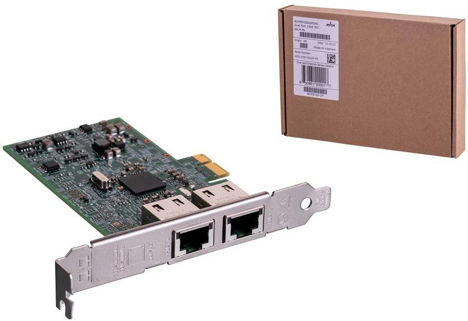 Broadcom Tinklo Plokštė - Bcm5720-2p 1000 Mbit/s