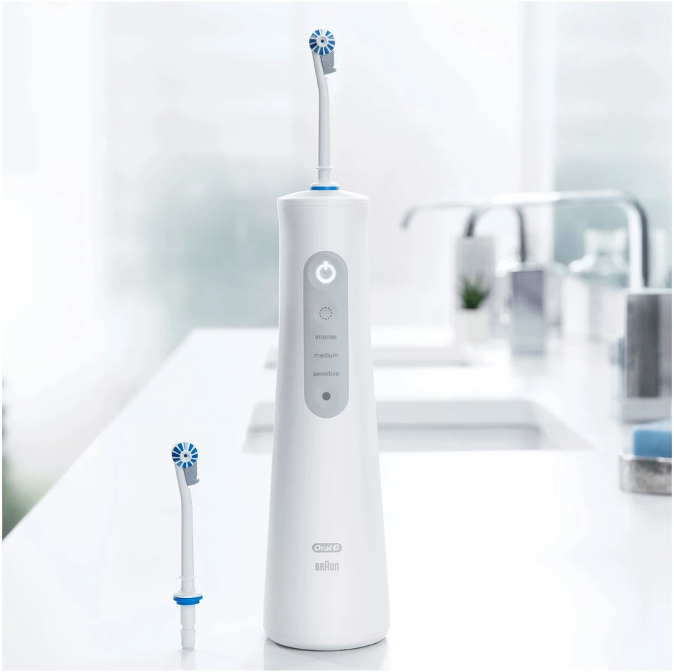 Burnos irigatorius - Oral-B AquaCare 6 Pro-Expert Baltas