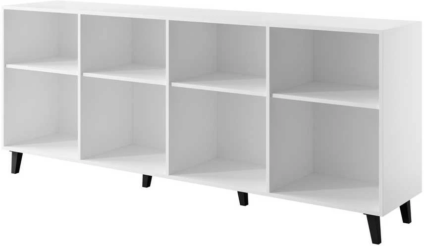 Cama Meble Komoda - Bari 200x42x82 Balta Matinė