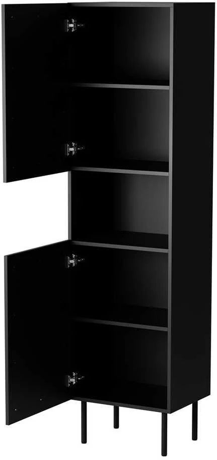 Cama Meble Saugojimo Spinta - JUTA 50x39,5x190, Juoda