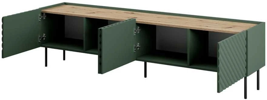 Laikiklis Cama Meble Spintelė - Onda 200x40x54.35, Žalia