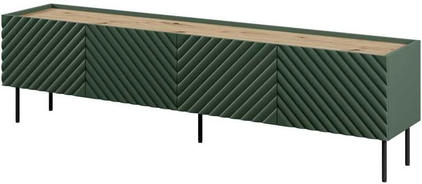 Laikiklis Cama Meble Spintelė - Onda 200x40x54.35, Žalia