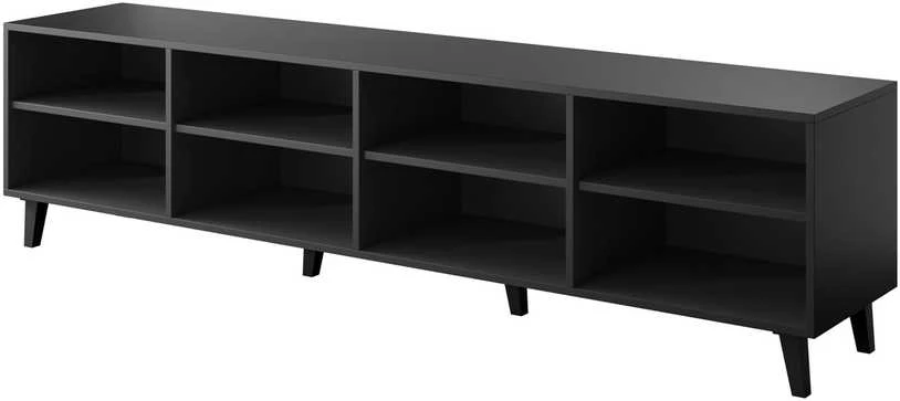 Laikiklis Cama Meble TV Spintelė - Bari 200x42x52, Juodas