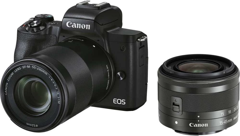 Canon EF-M55-200ISSTM SLR Standartinio priartinimo objektyvas Juoda