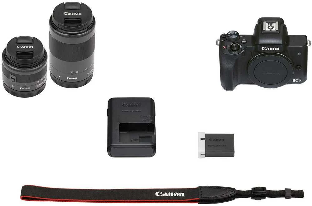 Canon EF-M55-200ISSTM SLR Standartinio priartinimo objektyvas Juoda