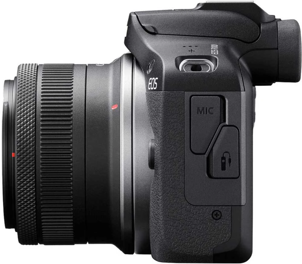 Canon EOS R100 + RF-S 18-45mm F4.5-6.3 IS STM + Mount Adapteris EF-EOS R