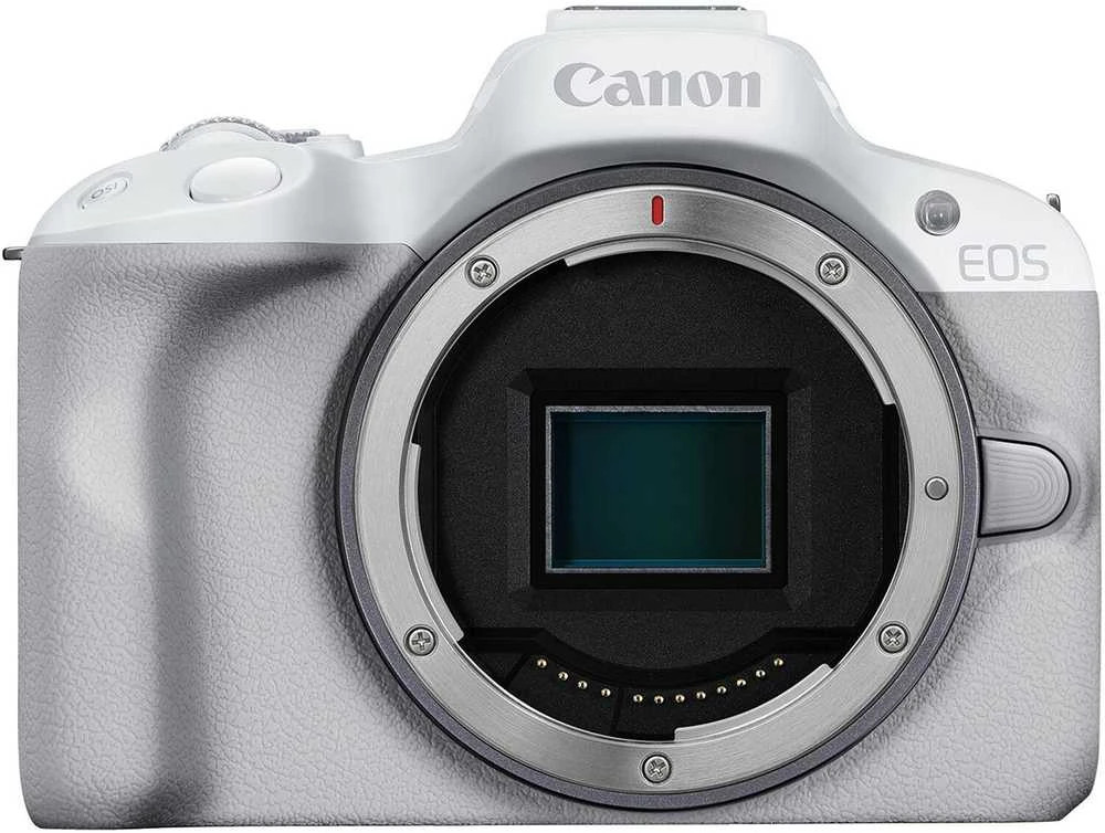 Canon EOS R50 (Baltas) + Mount Adapteris EF-EOS R