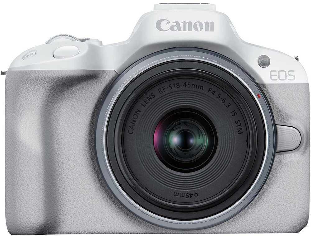 Canon EOS R50 + RF-S 18-45mm (Baltas) + Mount Adapteris EF-EOS R