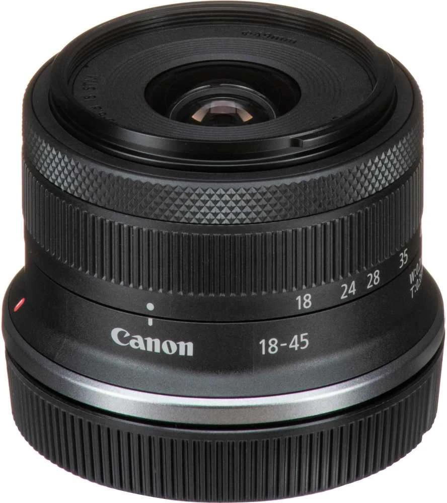 Canon EOS R50 + RF-S 18-45mm f/4.5-6.3 IS STM + Mount Adapteris EF-EOS R (Juodas)