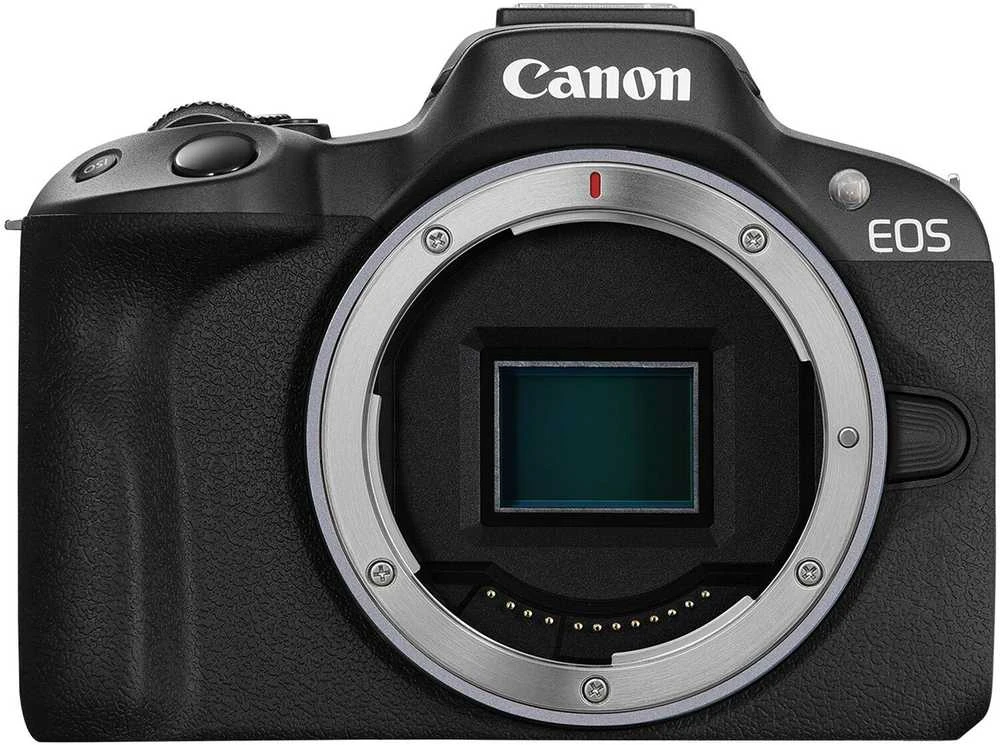 Canon EOS R50 + RF-S 18-45mm IS STM + RF-S 55-210mm IS STM + Mount Adapteris EF-EOS R (Juodas)