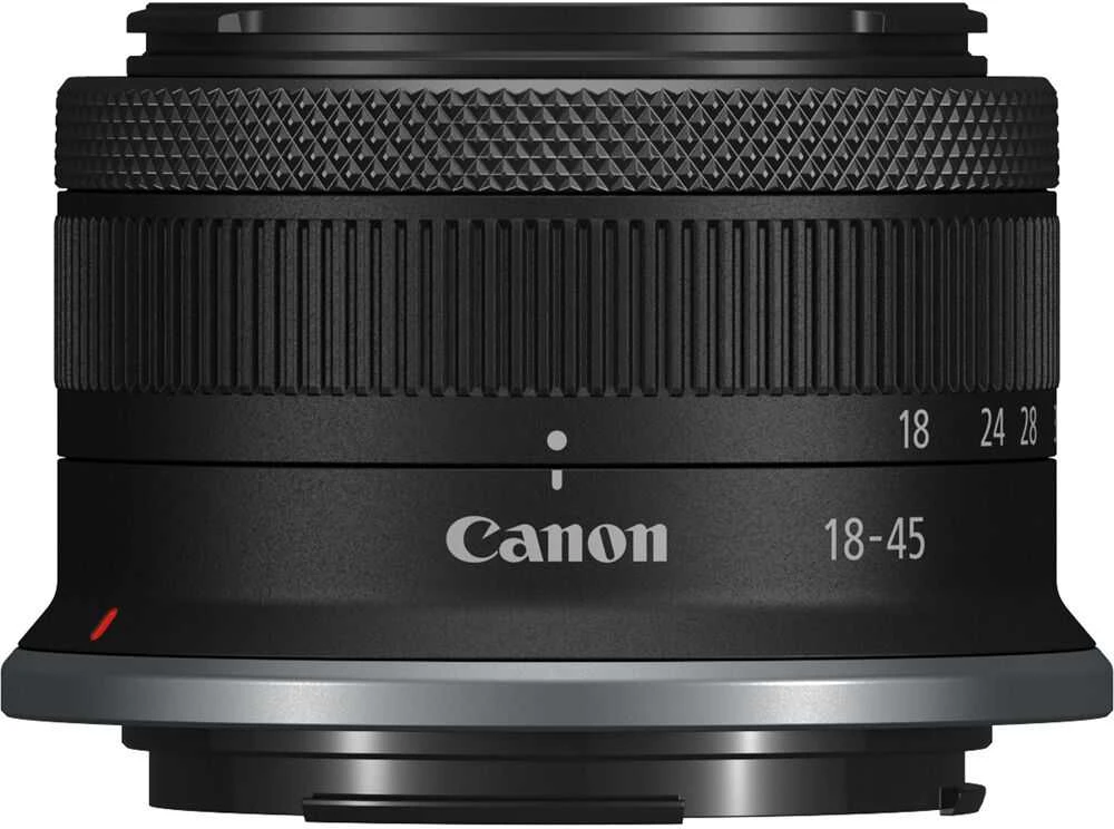 Canon EOS R50 V + RF-S 18-45mm F4.5-6.3 IS STM + Mount Adapteris EF-EOS R (Juodas)