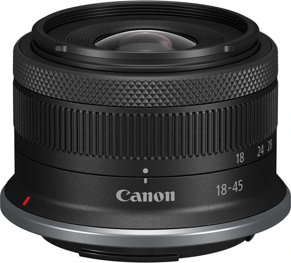 Canon EOS R50 V + RF-S 18-45mm F4.5-6.3 IS STM + Mount Adapteris EF-EOS R (Juodas)