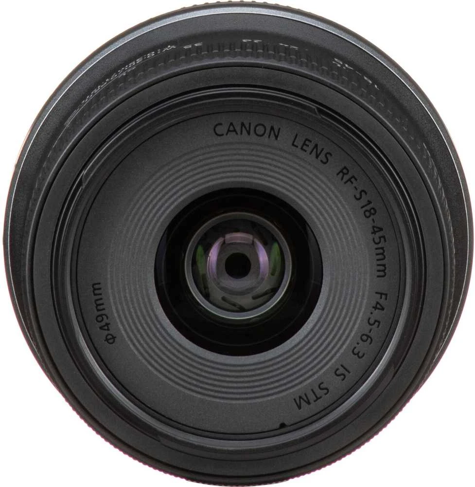 Canon EOS R50 V + RF-S 18-45mm F4.5-6.3 IS STM + Mount Adapteris EF-EOS R (Juodas)