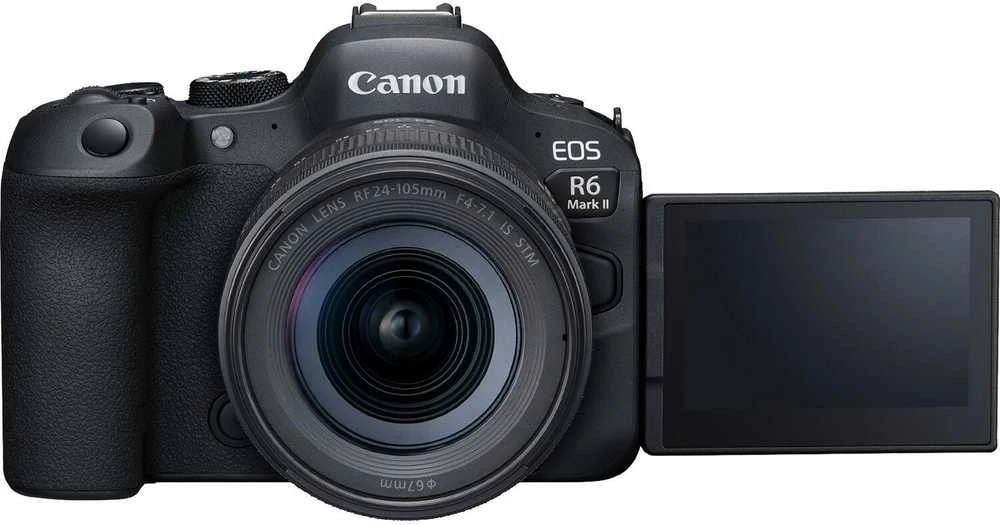 Canon EOS R6 Mark II + RF 24-105mm F4-7.1 IS STM + Mount Adapteris EF-EOS R