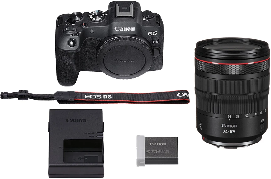 Canon EOS R8 + RF 24-105mm f/4L IS USM (Juodas)