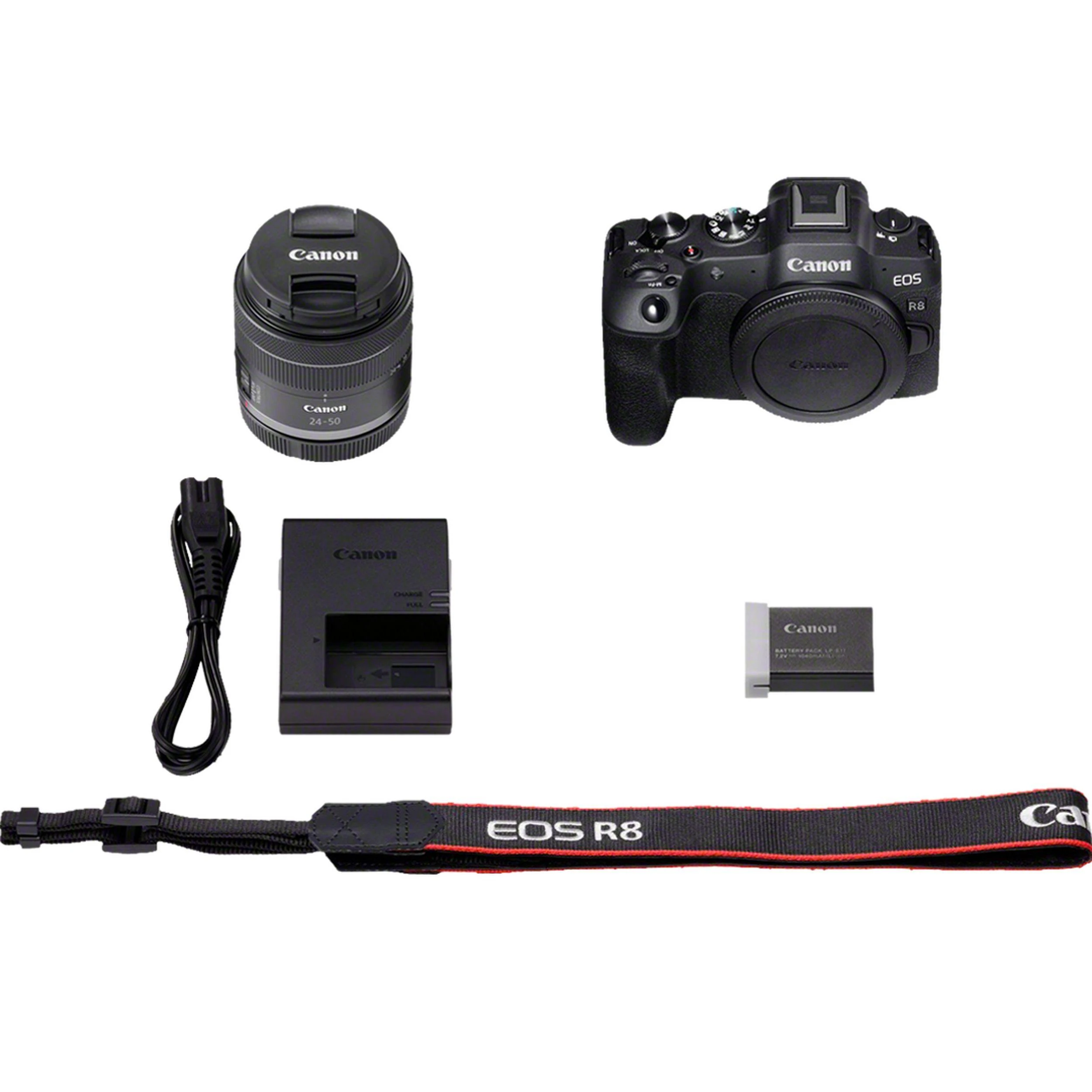 Canon EOS R8 + RF 24-50mm IS STM (Juodas)