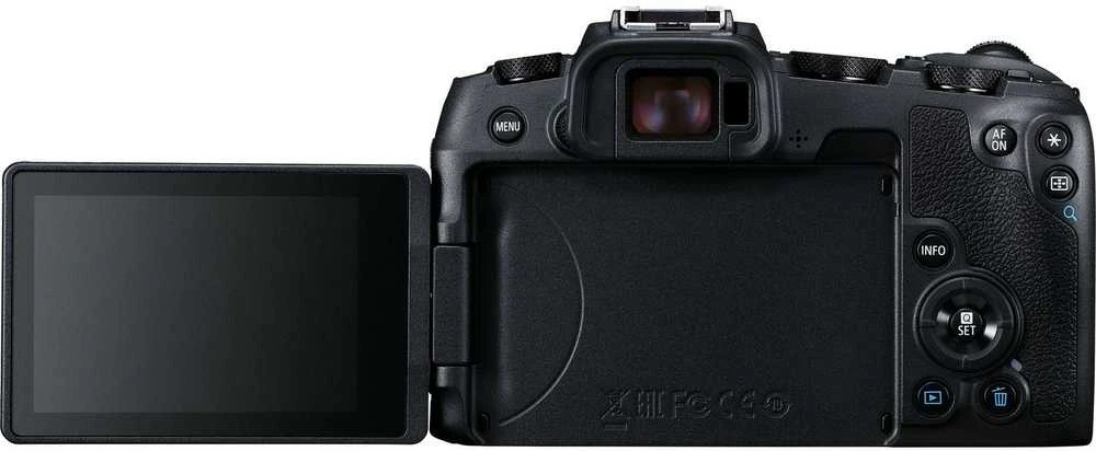 Objektyvas Canon EOS RP + RF 24-105mm F4-7.1 IS STM MILC 26,2 MP CMOS 6240 x 4160 pikseliai Juoda