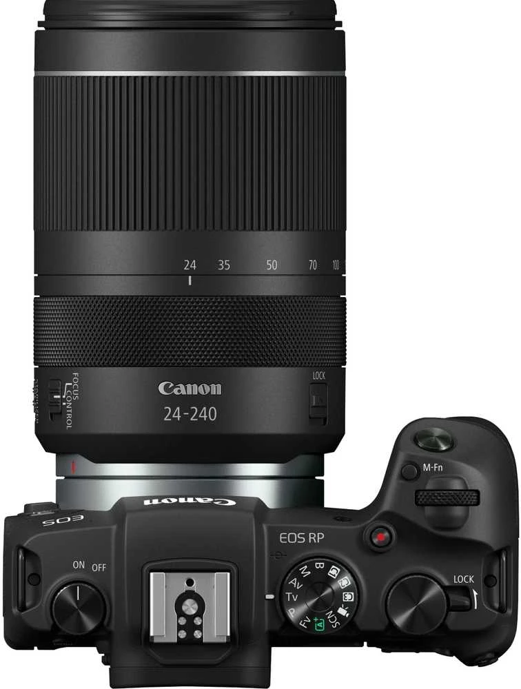 Canon EOS RP + RF 24-240mm f/4-6.3 IS USM + Mount Adapteris EF-EOS R