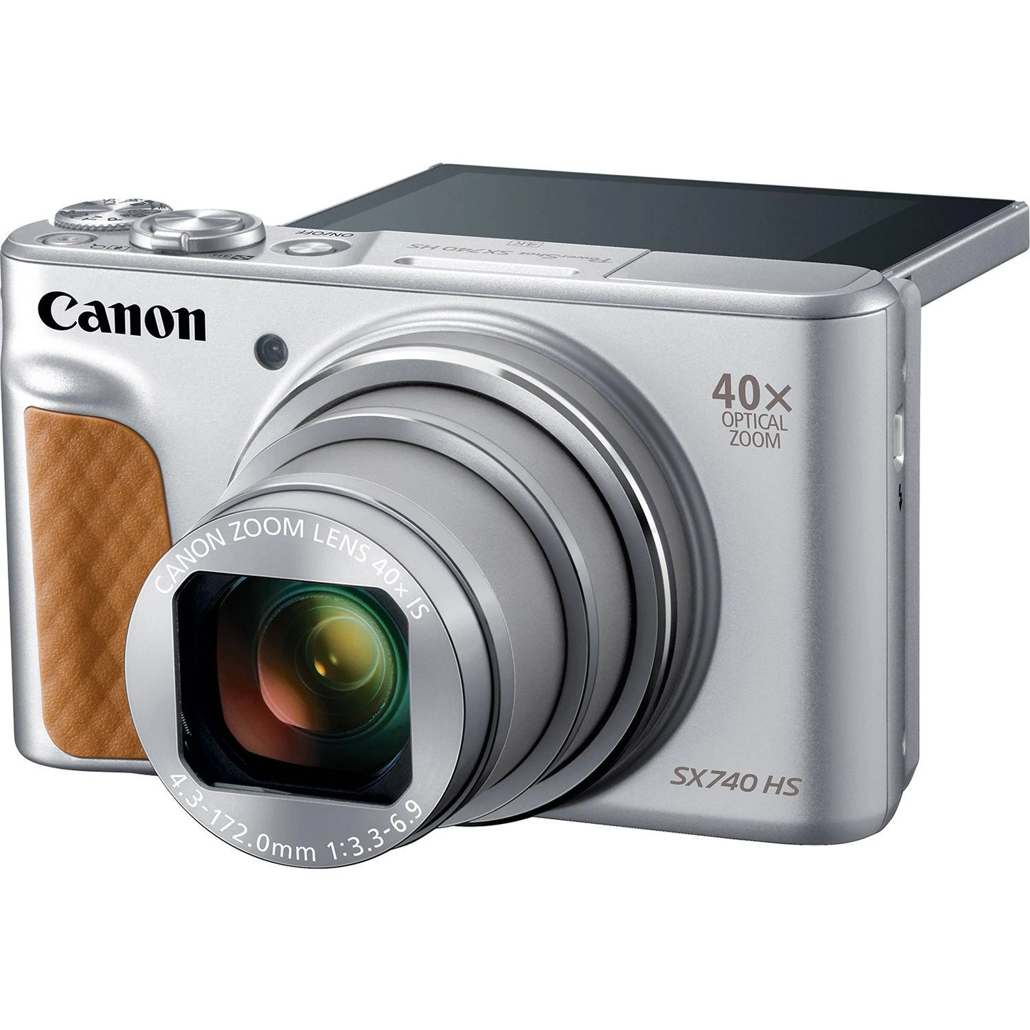 Canon PowerShot SX740 HS Kompaktiškas fotoaparatas 20,3 MP CMOS 5184 x 3888 pikseliai 1/2.3" Sidabras