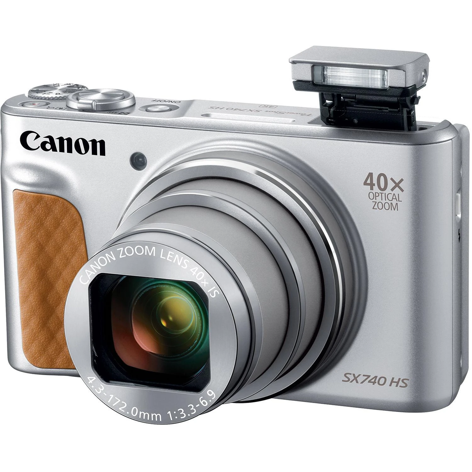 Canon PowerShot SX740 HS Kompaktiškas fotoaparatas 20,3 MP CMOS 5184 x 3888 pikseliai 1/2.3" Sidabras
