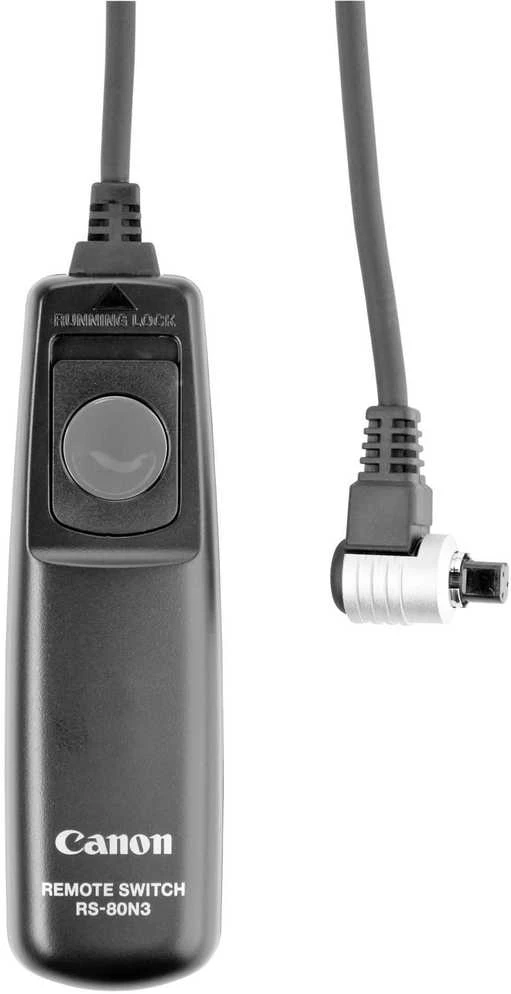 Canon RS-80N3 nuotolinio valdymo pultelis Vielinis Skaitmeninis fotoaparatas Spaudžiamieji mygtukai