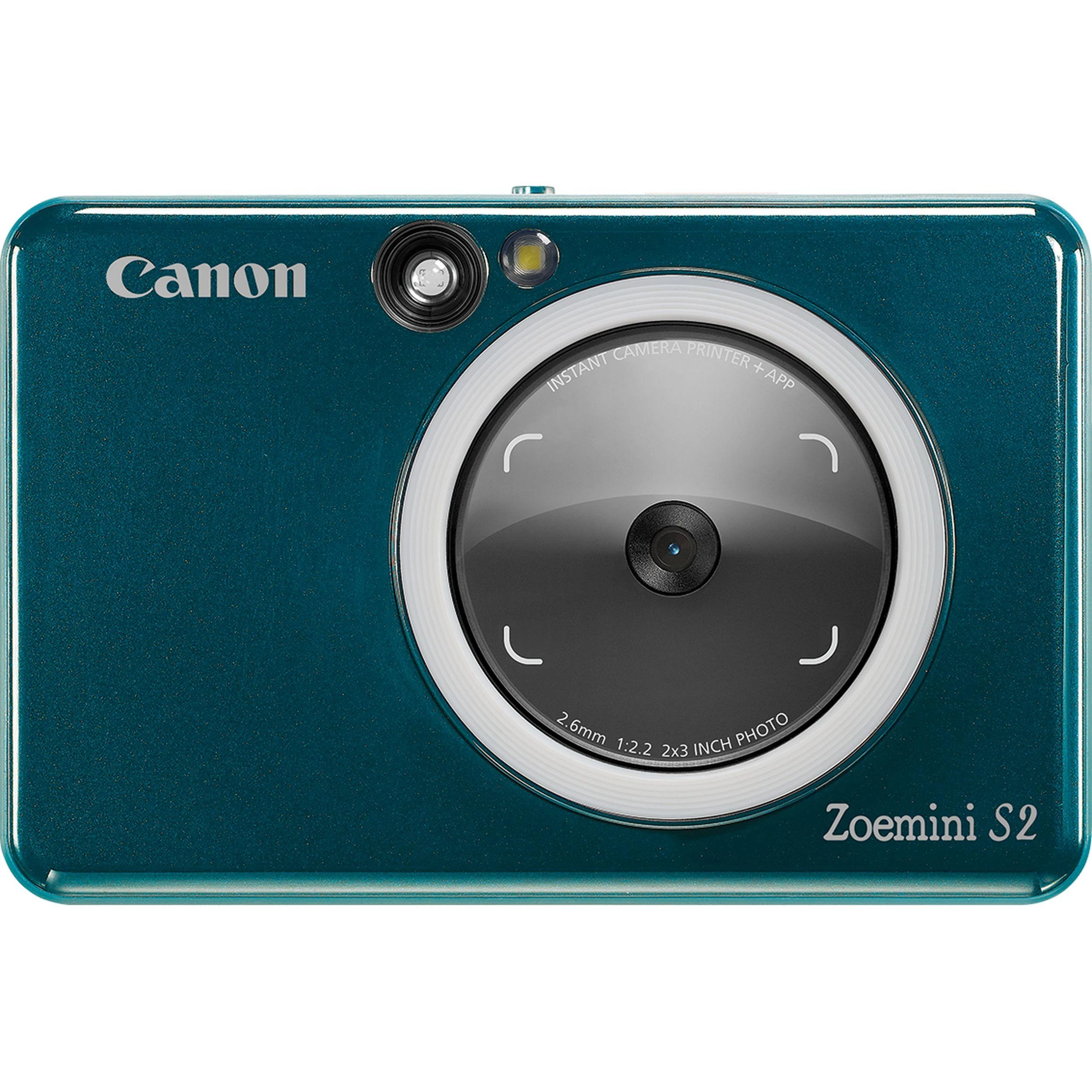 Canon Zoemini S2 mažų nuotraukų spausdintuvas ir fotoaparatas, Tamsiai žalsvai mėlynas