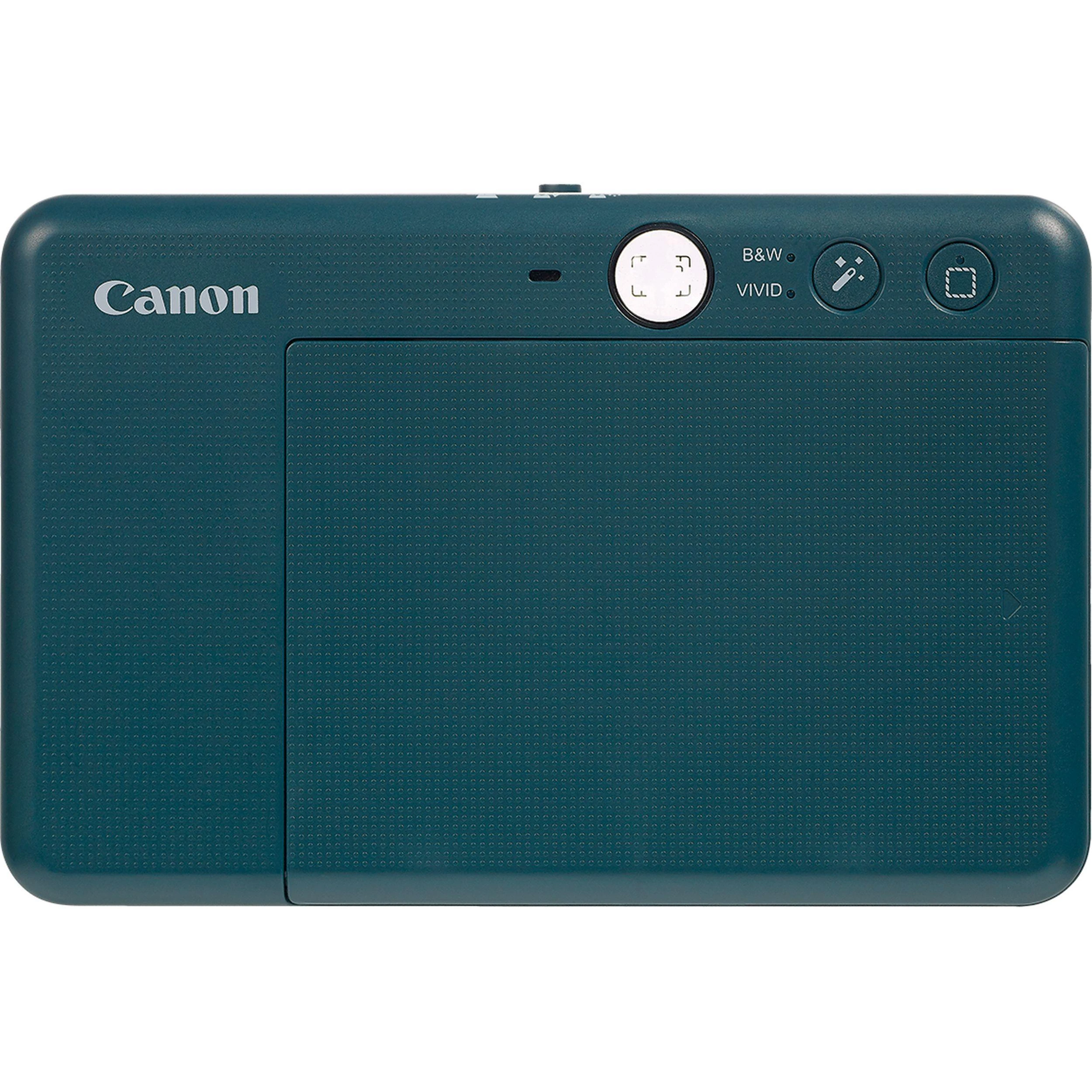 Canon Zoemini S2 mažų nuotraukų spausdintuvas ir fotoaparatas, Tamsiai žalsvai mėlynas