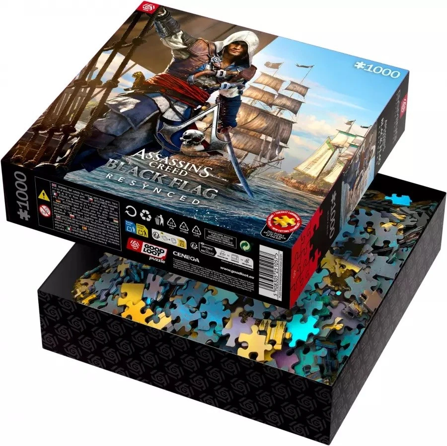„Cenega“ dėlionė „Good Loot Gaming“ – „Assassin's Creed“ Juodas vėliavos sinchronizavimas, 1000 vnt.