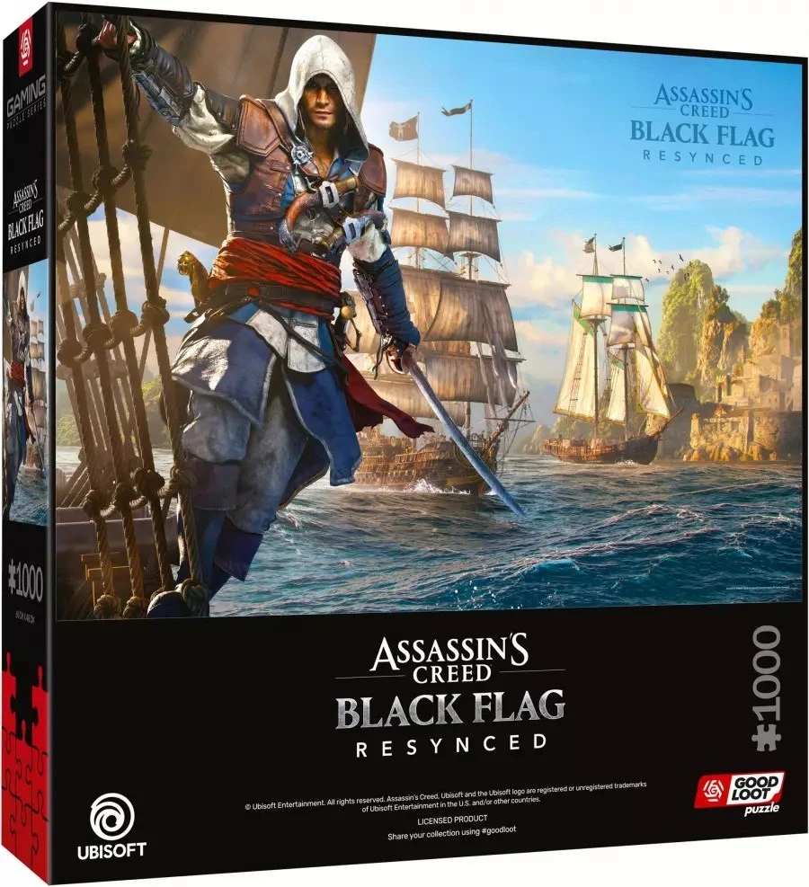 „Cenega“ dėlionė „Good Loot Gaming“ – „Assassin's Creed“ Juodas vėliavos sinchronizavimas, 1000 vnt.