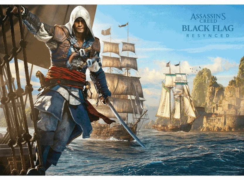 „Cenega“ dėlionė „Good Loot Gaming“ – „Assassin's Creed“ Juodas vėliavos sinchronizavimas, 1000 vnt.