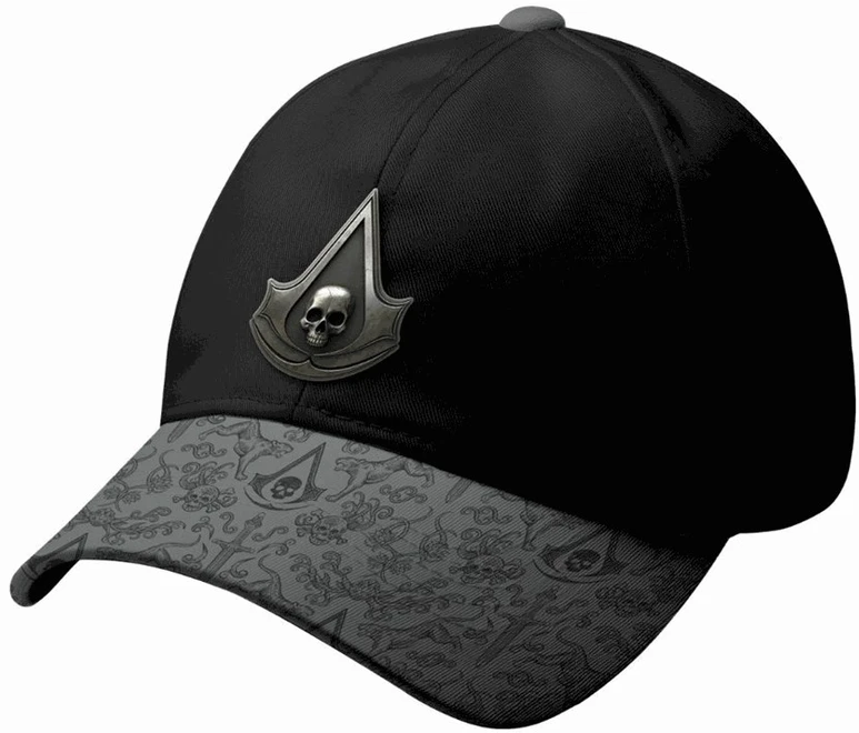 Cenega Cap Good Loot Assassin’s Creed Juodas Flag Resynced Pirates Vintage Baseball Juodas