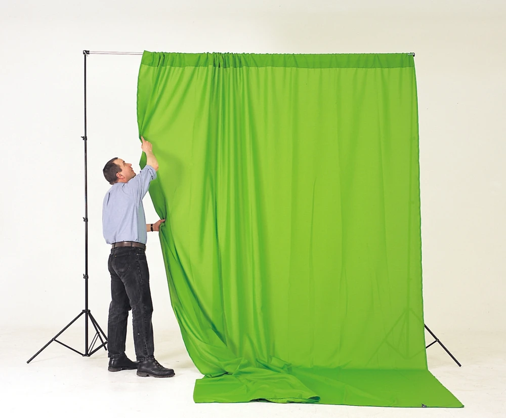 Chromakey fonas - Lastolite Tło Chromakey 3x7m Seamless Žalias