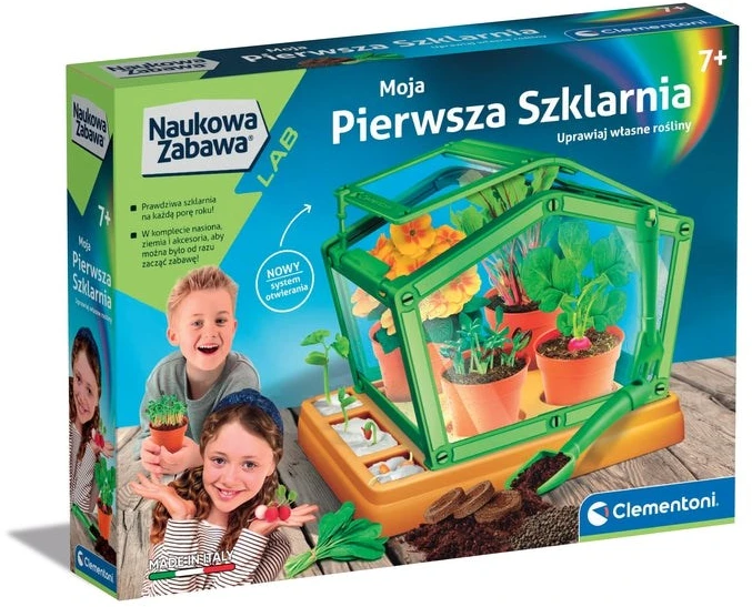 Mokslinės pramogos – Mano pirmasis šiltnamis – Clementoni 50861