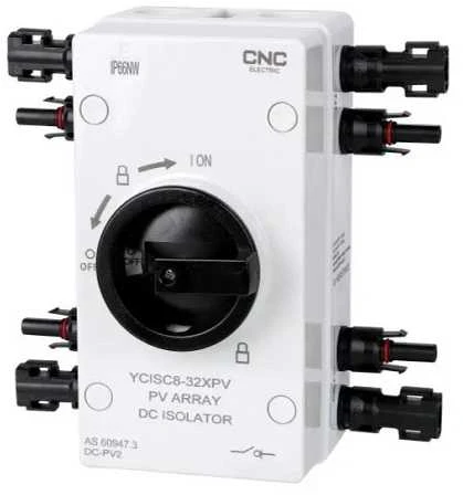 CNC DC jungiklis 32A, 1000VDC, MC4, IP66NW