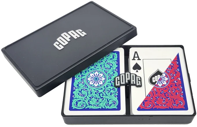 Copag 1546 Neoteric Poker Size Jumbo Index Žaidimo Kortos Dviguba Kaladė (Raudona Ir Žalia)