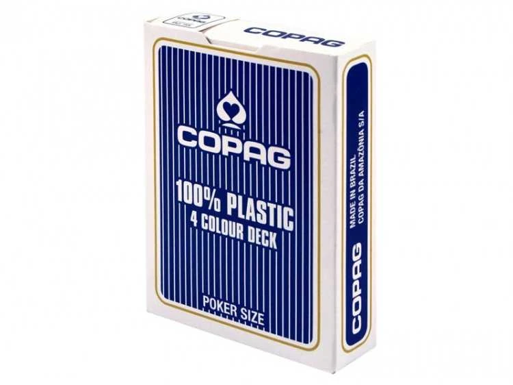 Copag 4 Colour Pokerio Kortos (Mėlynos)