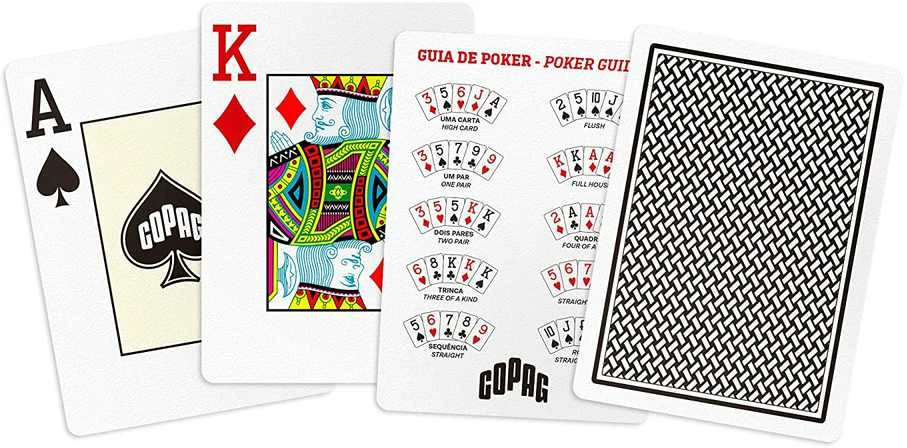 Copag Texas Holdem Pokerio Kortos (Juodos)